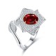 Ruif Jewelry Classic Design 9K White Gold 3.205ct Fielld Natural Ruby Ring Gemstone Jewelry