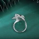 Ruif Jewelry Classic Design 9K White Gold 3.205ct Fielld Natural Ruby Ring Gemstone Jewelry