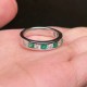 Ruif Jewelry Classic Design 9K White Gold 0.625ct Lab Grown Emerald Ring Gemstone Jewelry Ruif Jewelry Classic Design 9K White Gold 0.625ct Lab Grown Emerald Ring Gemstone Jewelry