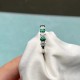 Ruif Jewelry Classic Design 9K White Gold 0.58ct Lab Grown Emerald Ring Gemstone Jewelry Ruif Jewelry Classic Design 9K White Gold 0.58ct Lab Grown Emerald Ring Gemstone Jewelry