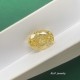  RUIF Jewelry New Yellow Color Crushed Ice Cutting Cubic Zirconia Stone Hand Make High Carbon CZ Diamond
