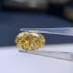  RUIF Jewelry Oval Shape L-Champagne Color Crushed Ice Cutting Cubic Zirconia Stone Hand Make High Carbon CZ Diamond