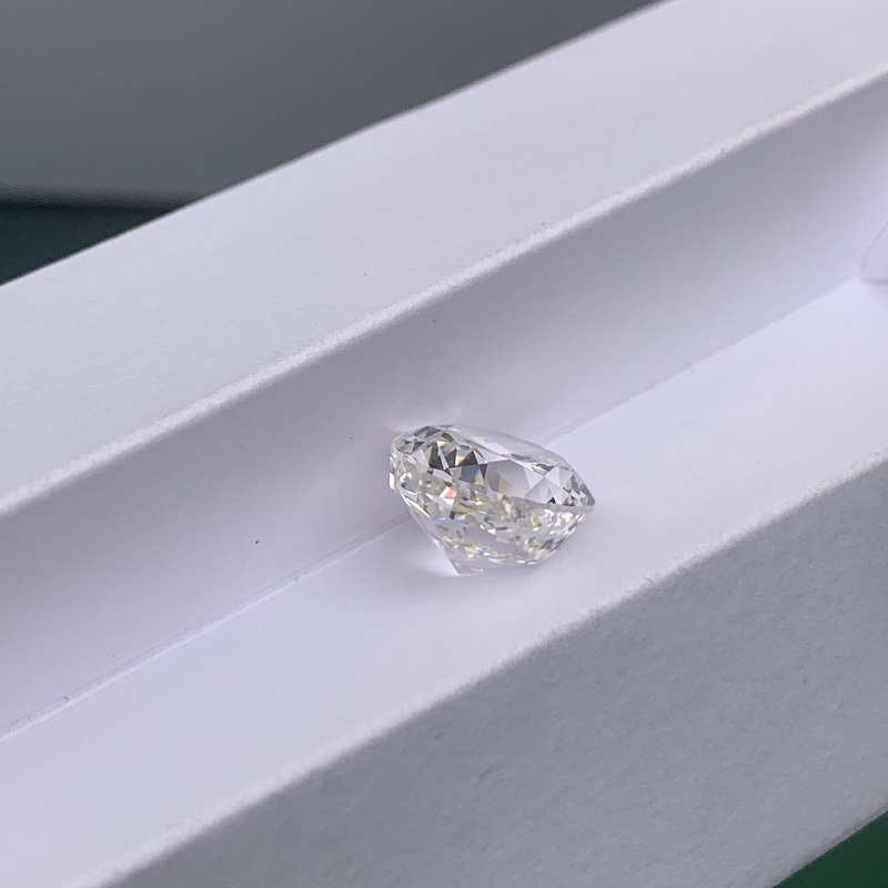  RUIF Jewelry Oval Shape White-G Color Crushed Ice Cutting Cubic Zirconia Stone Hand Make High Carbon CZ Diamond
