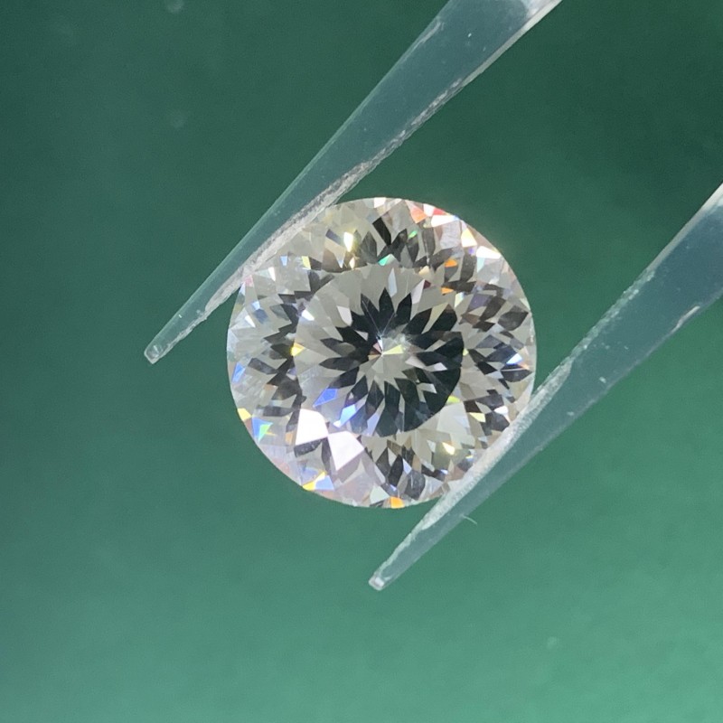  RUIF Jewelry Round Shape White-D Color Million Cutting Cubic Zirconia Stone Hand Make High Carbon CZ Diamond