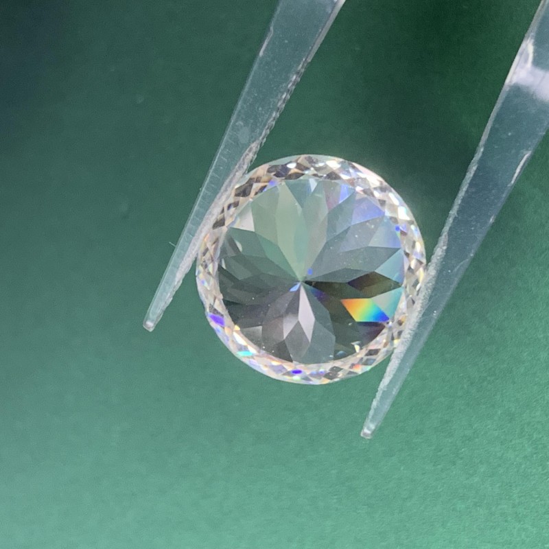  RUIF Jewelry Round Shape White-D Color Million Cutting Cubic Zirconia Stone Hand Make High Carbon CZ Diamond