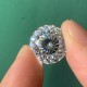  RUIF Jewelry Round Shape White-D Color Million Cutting Cubic Zirconia Stone Hand Make High Carbon CZ Diamond