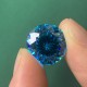  RUIF Jewelry Round Shape D-Aquamarine Color Million Cutting Cubic Zirconia Stone Hand Make High Carbon CZ Diamond