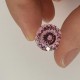  RUIF Jewelry Round Shape L-Pink Color Million Cutting Cubic Zirconia Stone Hand Make High Carbon CZ Diamond