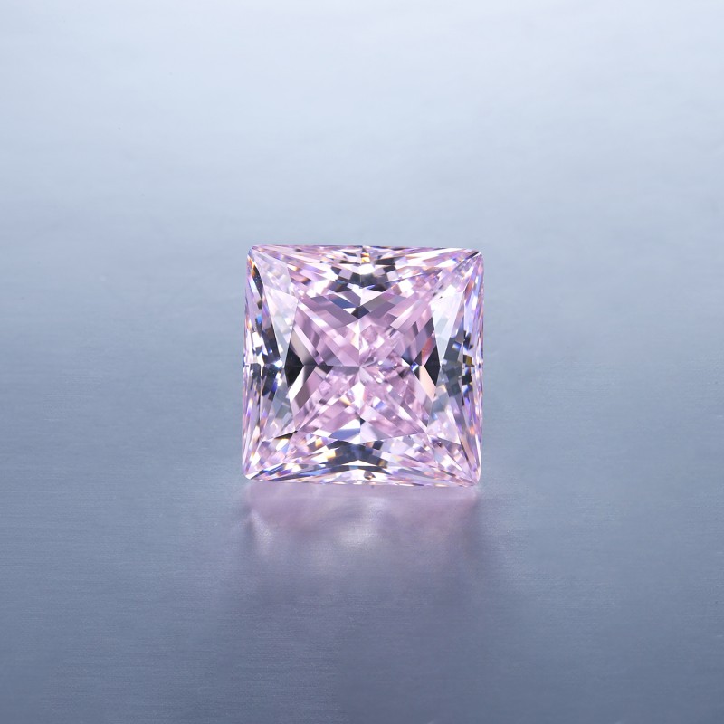 RUIF Jewelry Sqaure Cut L-pink Color Crushed Ice Cutting Cubic Zirconia Stone High Carbon Diamond Loose CZ for Jewelry Making RUIF Jewelry Sqaure Cut L-pink Color Crushed Ice Cutting Cubic Zirconia Stone High Carbon Diamond Loose CZ for Jewelry Making