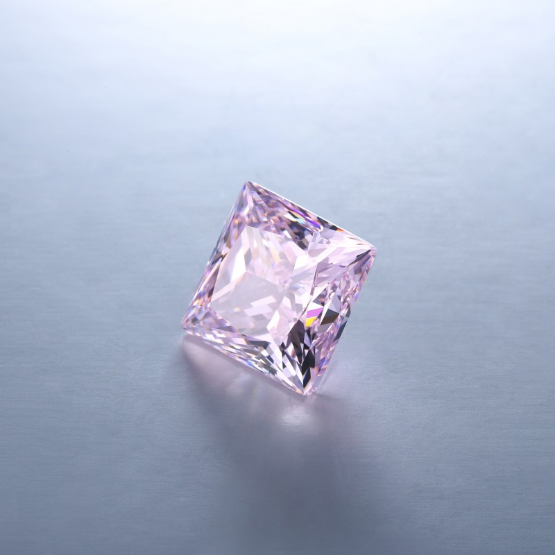 RUIF Jewelry Sqaure Cut L-pink Color Crushed Ice Cutting Cubic Zirconia Stone High Carbon Diamond Loose CZ for Jewelry Making RUIF Jewelry Sqaure Cut L-pink Color Crushed Ice Cutting Cubic Zirconia Stone High Carbon Diamond Loose CZ for Jewelry Making