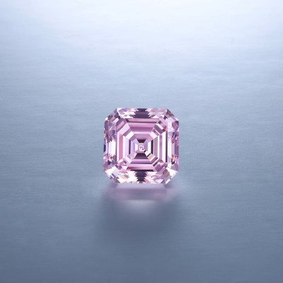  RUIF Jewelry Asscher Cut L-pink  Color Crushed Ice Cutting Cubic Zirconia Stone High Carbon Diamond Loose CZ for Jewelry Making