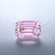  RUIF Jewelry Emerald Cut L-Pink Color Crushed Ice Cutting Cubic Zirconia Stone Hand Make High Carbon CZ Diamond