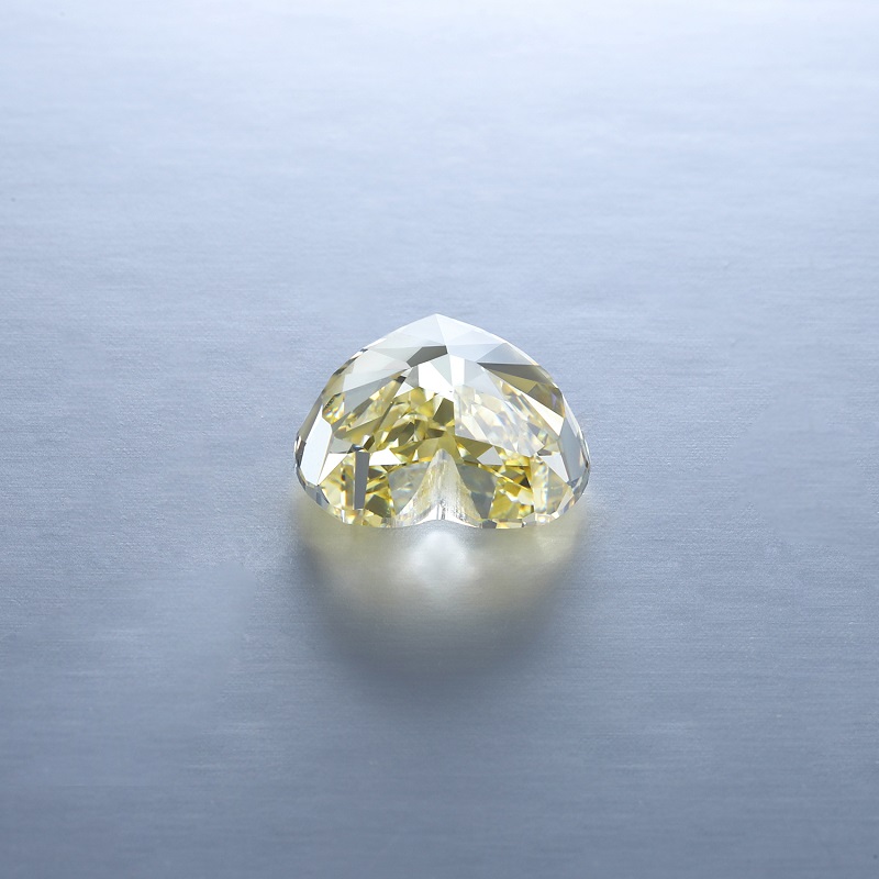 RUIF Jewelry Heart Shape Yellow Color Crushed Ice Cutting Cubic Zirconia Stone High Carbon Diamond Loose CZ for Jewelry Making RUIF Jewelry Heart Shape Yellow Color Crushed Ice Cutting Cubic Zirconia Stone High Carbon Diamond Loose CZ for Jewelry Making