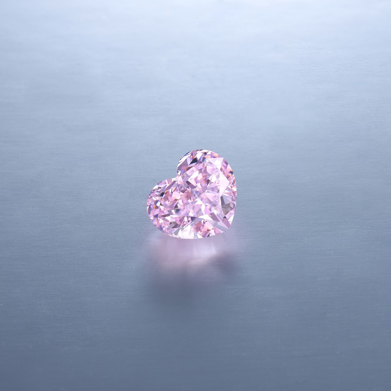 RUIF Jewelry Heart Shape L-pink Color Crushed Ice Cutting Cubic Zirconia Stone High Carbon Diamond Loose CZ for Jewelry Making RUIF Jewelry Heart Shape L-pink Color Crushed Ice Cutting Cubic Zirconia Stone High Carbon Diamond Loose CZ for Jewelry Making