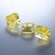  RUIF Jewelry Radiant Cut L-Yellow Color Crushed Ice Cutting Cubic Zirconia Stone Hand Make High Carbon CZ Diamond