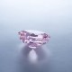  RUIF Jewelry Radiant Cut L-Pink Color Crushed Ice Cutting Cubic Zirconia Stone Hand Make High Carbon CZ Diamond