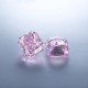  RUIF Jewelry Radiant Cut L-Pink Color Crushed Ice Cutting Cubic Zirconia Stone Hand Make High Carbon CZ Diamond