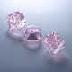  RUIF Jewelry Radiant Cut L-Pink Color Crushed Ice Cutting Cubic Zirconia Stone Hand Make High Carbon CZ Diamond
