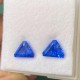 Ruif Jewelry New Brilliant Triangle Shape Blue Color Lab Grown Cobalt Spinel Gemstone For Jewelry