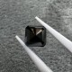 Ruif Jewelry Original Black Color Moissanite Stone Asscher Cut Loose Gemstone Passed Diamond Test with GRA for Custom Jewelry