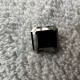 Ruif Jewelry Original Black Color Moissanite Stone Asscher Cut Loose Gemstone Passed Diamond Test with GRA for Custom Jewelry