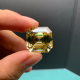 Ruif Jewelry Original Yellow Moissanite Asscher Loose Gemstone For Jewelry Making Ruif Jewelry Original Yellow Moissanite Asscher Loose Gemstone For Jewelry Making