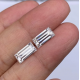 Ruif Jewelry Popular Baguette Shape Moissanite Loose Stone D VVS Certificate Moissanitediamond for Jewelry Making