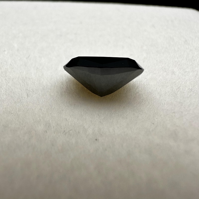 Ruif Jewelry Black Moissanite Stone Rectangular Cushion Cut Loose Gemstone For Jewelry Rings Making