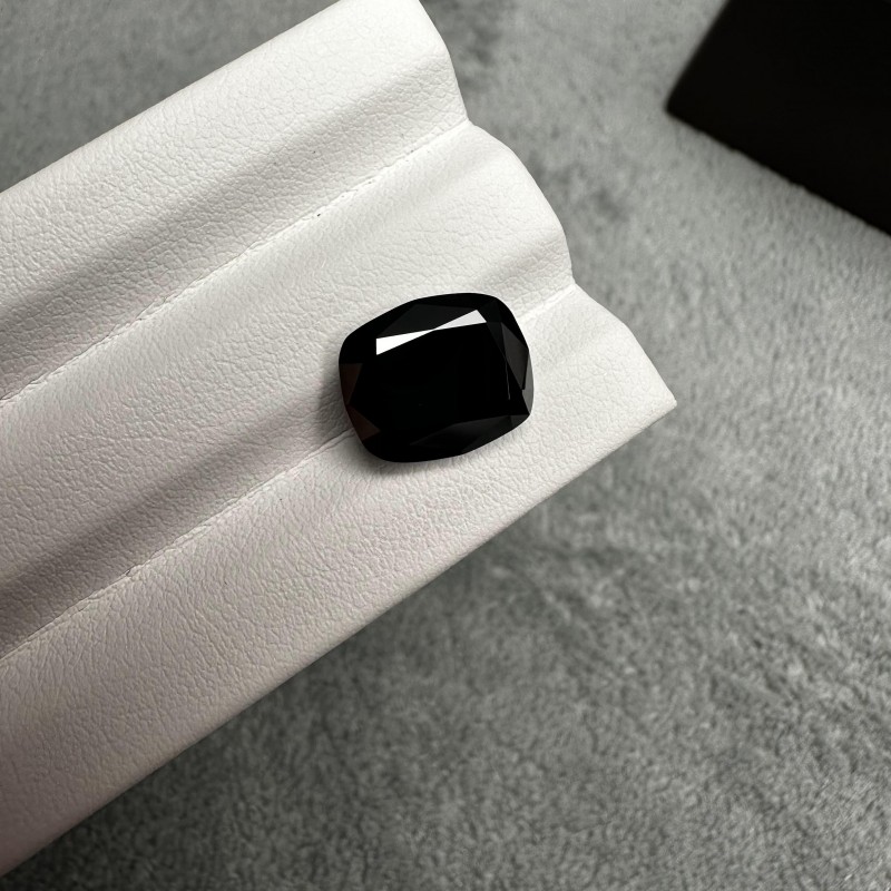 Ruif Jewelry Black Moissanite Stone Rectangular Cushion Cut Loose Gemstone For Jewelry Rings Making