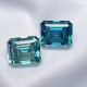 Ruif Jewelry Original Green Color Moissanite Loose Stone GRA Repoted Emerlad Cut Gemstone for Diy Jewery Making
