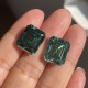 Ruif Jewelry Original Green Color Moissanite Loose Stone GRA Repoted Emerlad Cut Gemstone for Diy Jewery Making