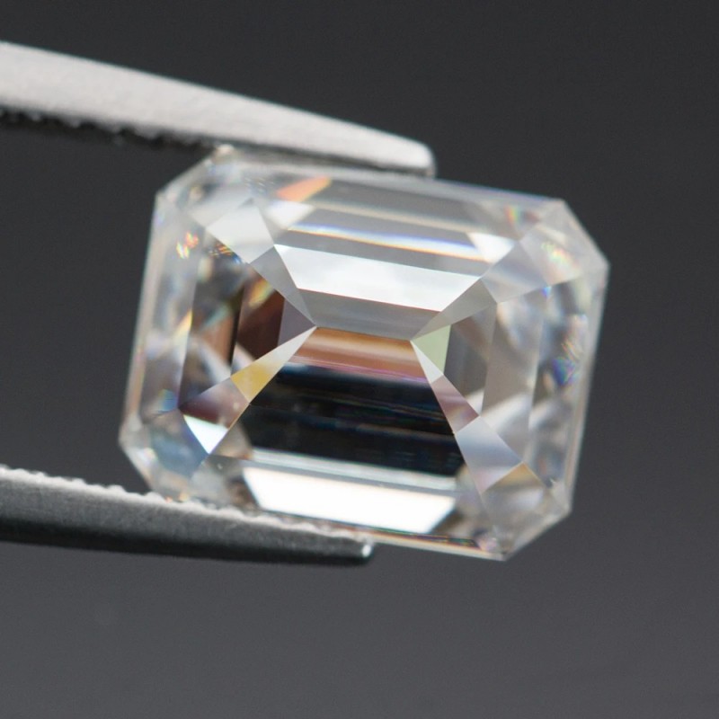 Ruif Jewelry 100% Real D Color Moissanite Stone with Certificate Emerlad Cut GRA Certified Moissaita Loose Stone Moisanite Gemstone Pass Tester Ruif Jewelry 100% Real D Color Moissanite Stone with Certificate Emerlad Cut GRA Certified Moissaita Loose Stone Moisanite Gemstone Pass Tester