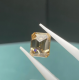 Ruif Jewelry Champagne Moissanite Stone Emerald Cut VVS1 Certified Moissanita Diamond Gemstone Pass Diamond Tester with GRA Report