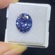 Ruif Jewelry New Blue Color Certificate Moissanite Stone VVS1 Oval Brilliiant Cut Gemstone for Diy Jewelry Making