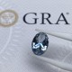 Ruif Jewelry Grey Blue Color Certificate Moissanite Stone VVS1 Oval Brilliiant Cut Gemstone for Diy Jewelry Making