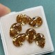 Ruif Jewelry Cuatom Made 100% Original Dark Champagne Color Pear Shape Loose Moissanite Stone VVS1 Excellent with GRA Report for Diy Jewery