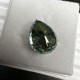 Ruif Jewelry Natrual Emerald Green Color Moissanite Stone VVS1 Pear Shape Gemstone with GRA Certificate