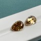 Ruif Jewelry Cuatom Made 100% Original Dark Champagne Color Pear Shape Loose Moissanite Stone VVS1 Excellent with GRA Report for Diy Jewery