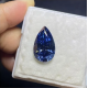 Ruif Jewelry Natural Sapphire Blue Color Moissanite Loose Stone Pear Shape VVS1 with GRA Report for Diy Jewery Making