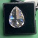 Ruif Jewelry Crushed Ice Cutting Pear Shape D VVS1 Moissanite Loose Gemstone  With GRA Certificate 