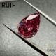 Ruif Jewelry Pink Color Pear Shape Moissanite Stone VVS1 0.5-5.0ct Certified Moissanite Lab Diamonds Pass Test with GRA Certificate Ruif Jewelry Pink Color Pear Shape Moissanite Stone VVS1 0.5-5.0ct Certified Moissanite Lab Diamonds Pass Test with GRA Certificate