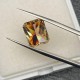 Ruif Jewelry  Champagne Moissanite Stone Rectangle Radiant Cut VVS1 Lab Diamond Gemstone Passed Diamond Test with GRA Report