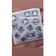 Ruif Jewelry Gray Color Princess Square Shape Moissanite Diamond Stone For DIY Jewelry Design