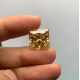Ruif Jewelry Champagne Moissanite Princess Cutting Top Quality Loose Gemstone For Jewelry Making Ruif Jewelry Champagne Moissanite Princess Cutting Top Quality Loose Gemstone For Jewelry Making