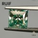 Ruif Jewelry Blue Color Princess Cut Moissanite Stones VVS1 Passed Diamond Tester with GRA Report Ruif Jewelry Blue Color Princess Cut Moissanite Stones VVS1 Passed Diamond Tester with GRA Report