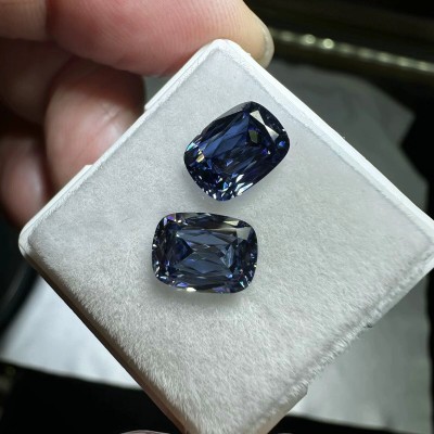 Ruif Jewelry Special Cut Moissanite Stone Sapphire Blue Color VVS1 Loose Gemstone For Jewelry Rings Earrings Making