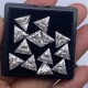 Ruif Jewelry Triangle Shape D VVSI Moissanite Stone Loose Gemstone For Jewelry Rings Earrings Making