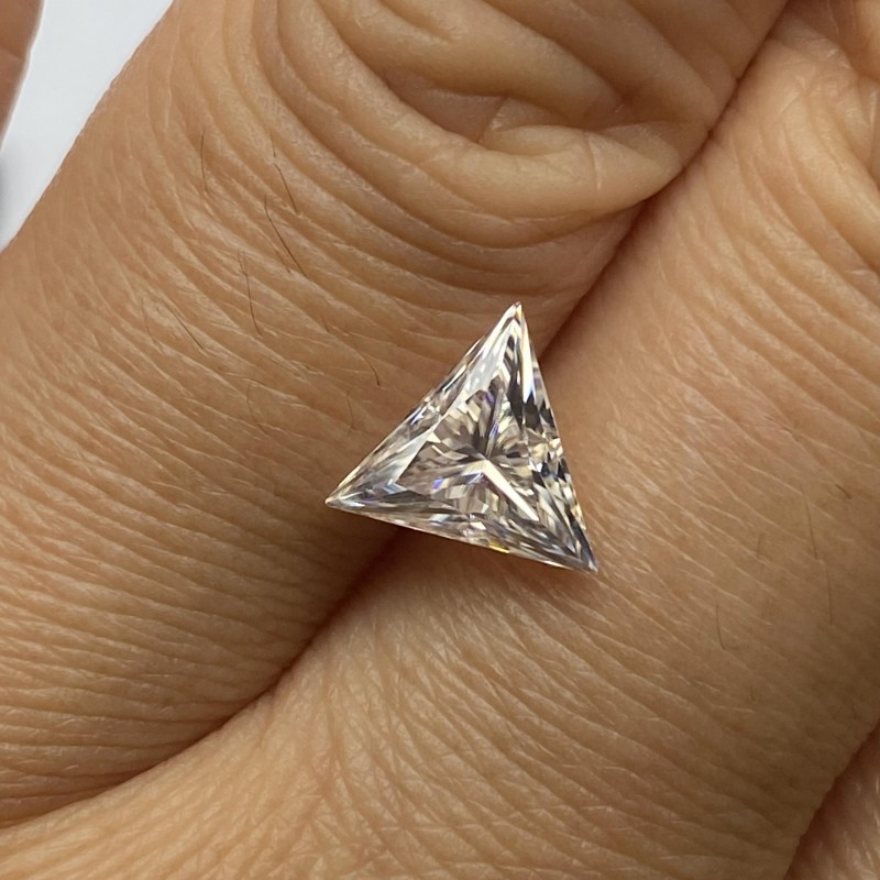 Ruif Jewelry Triangle Shape D VVSI Moissanite Stone Loose Gemstone For Jewelry Rings Earrings Making