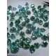 Ruif Jewelry Aquamarite Blue Color Moissanite Stone VVS1 Lab Diamond Gemstone Round Excellent Cut with GRA Report