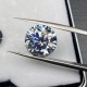 Ruif Jewelry New Natural Gray Color Moissanite Stone VVS1 Round Cut with GRA Report